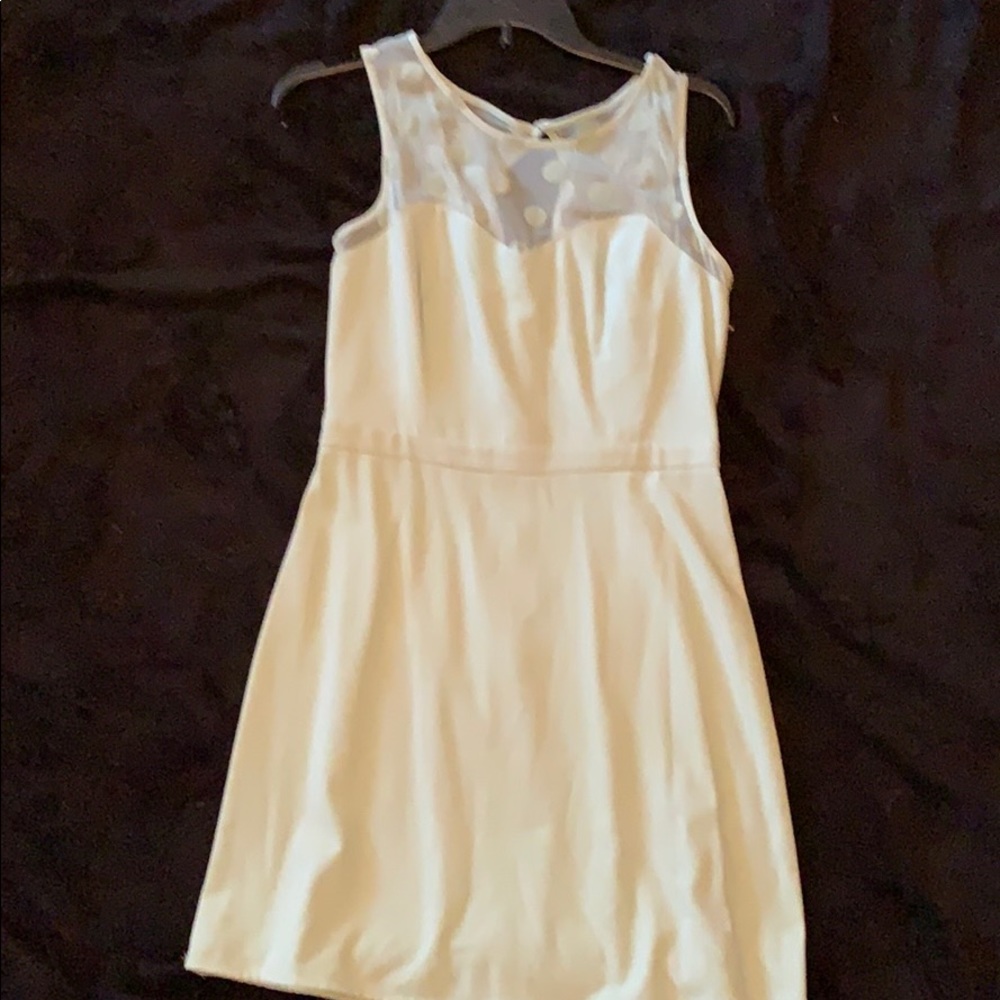 Sea foam green sleeveless dress